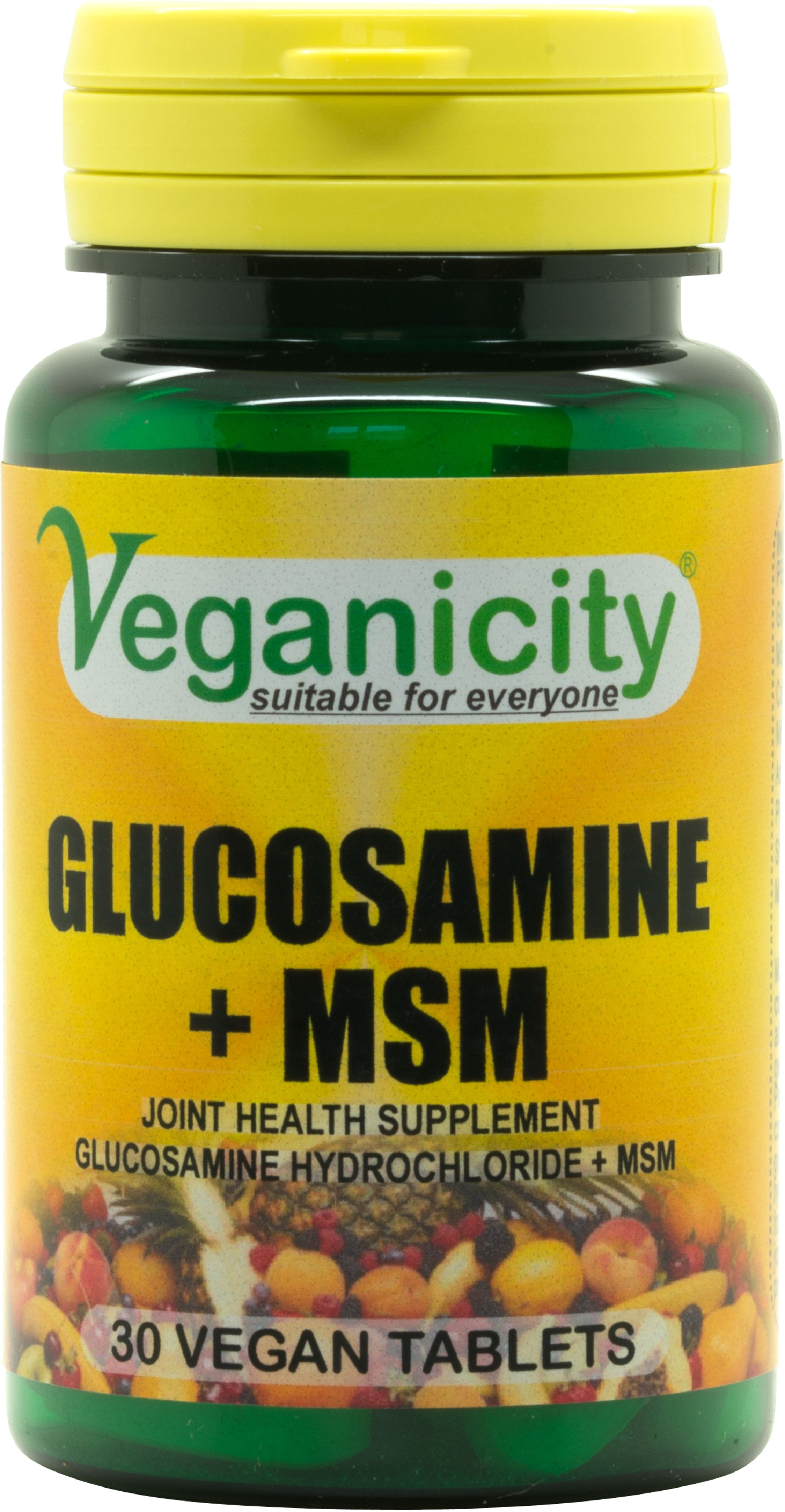 Veganicity > Bone & Joint Health > Glucosamine HCL + MSM